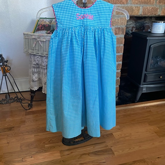Banbury Cross Girls a monogrammed “Sophie” Dress size 6 - Picture 10 of 13